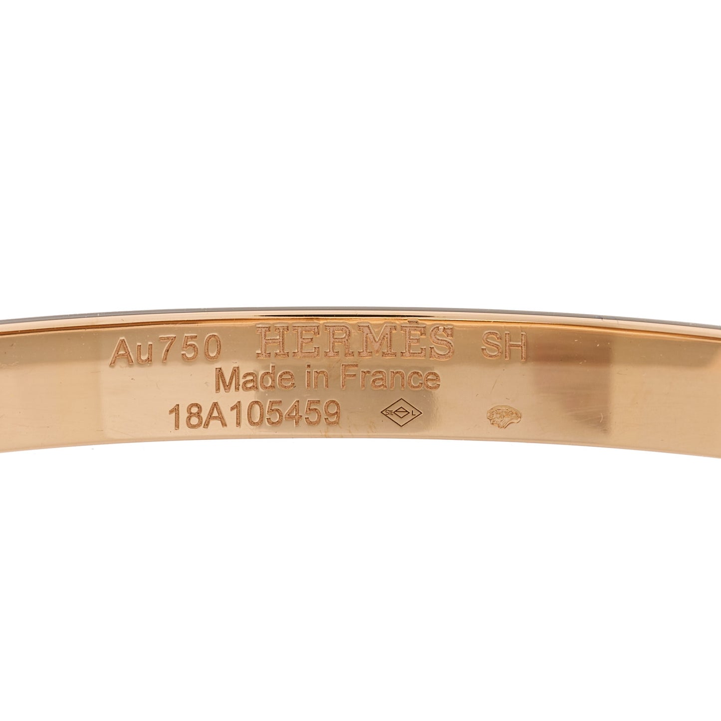 18K Rose Gold Diamond PM Kelly Bracelet SH