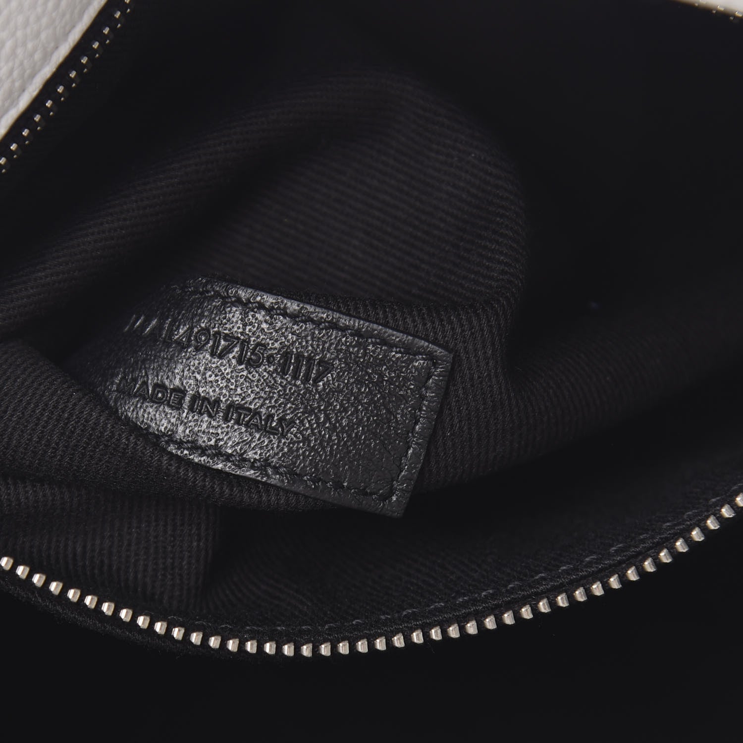 Saint Laurent Grained Calfskin Baby Supple Sac De Jour White 7 of 13