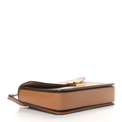 MCM Visetos Medium Patricia Satchel Cognac 4 of 11