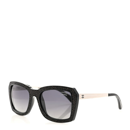 Chanel Stingray CC Polarized Sunglasses 6046-Q Black 1 of 9