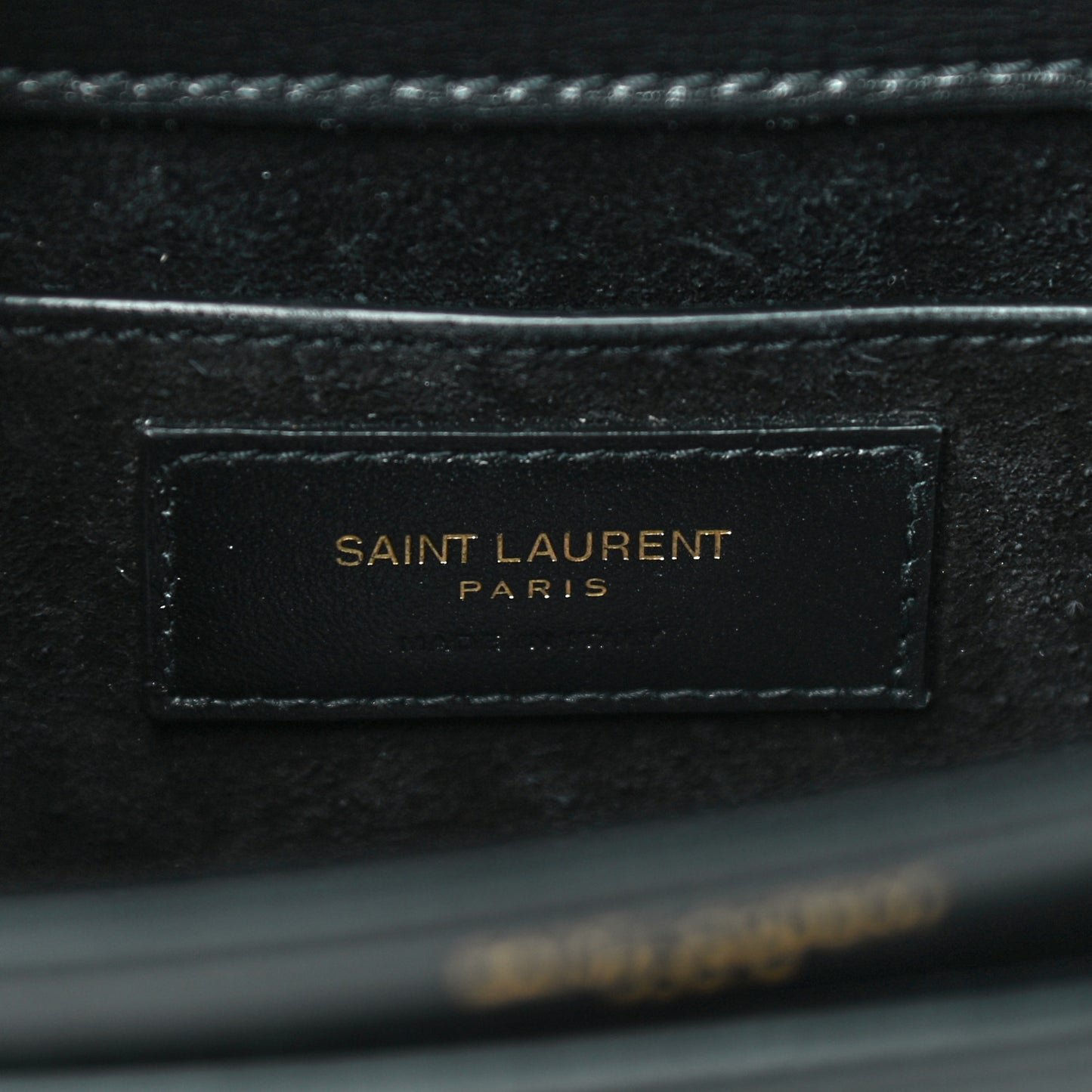 Smooth Calfskin Medium Monogram Sunset Satchel Black