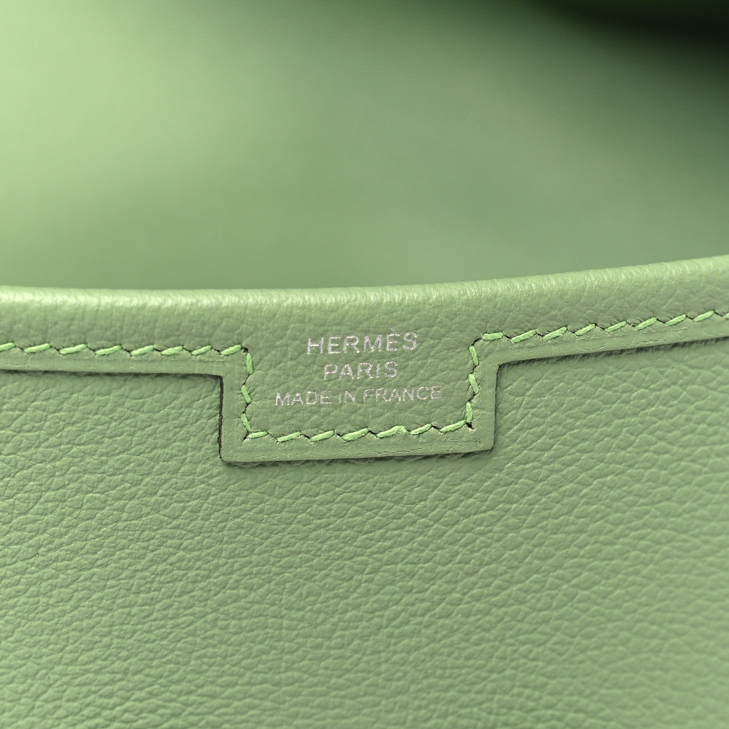 Hermes Evercolor Jige Elan 29 Clutch Vert Criquet 6 of 9