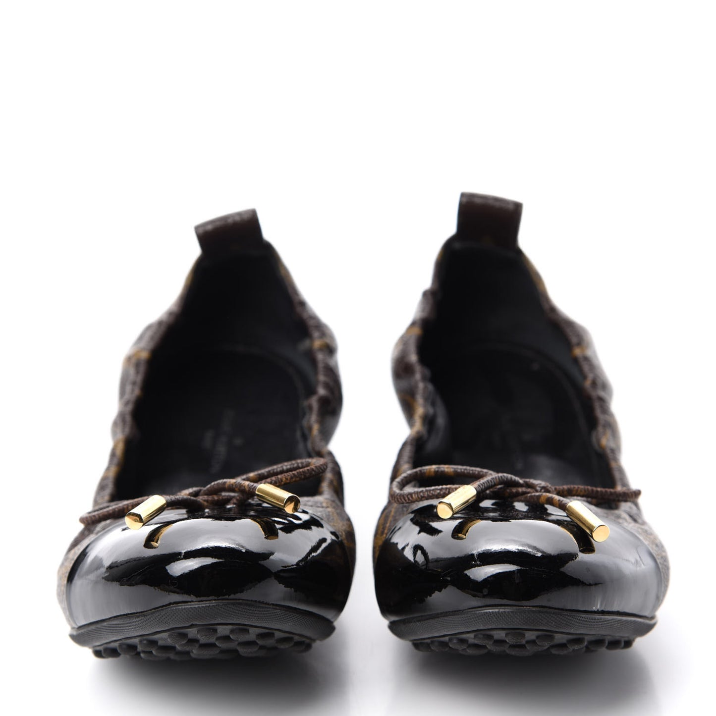 Monogram Flirty Ballerina Flats 36 Black