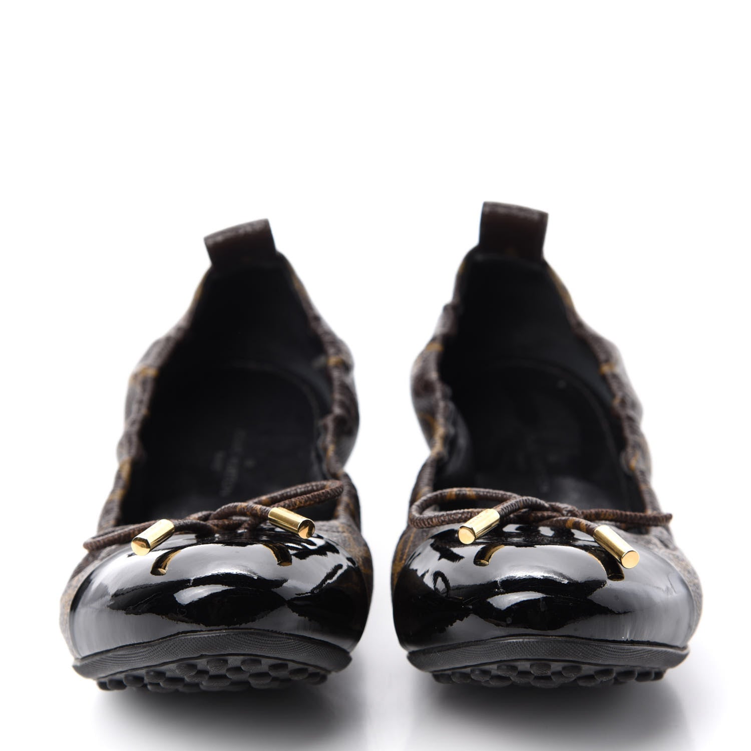 Louis Vuitton Monogram Flirty Ballerina Flats 36 Black 2 of 10