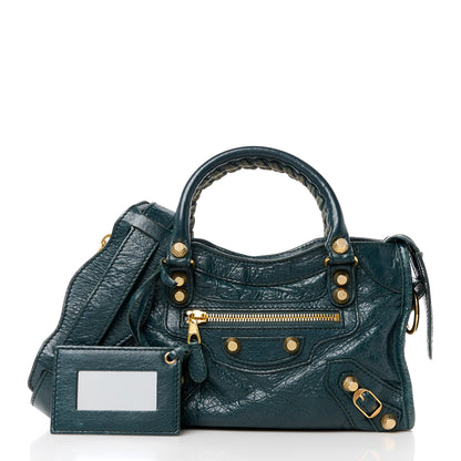 Balenciaga Agneau Giant 12 Gold Hardware Mini City Vert Pinede 3 of 13