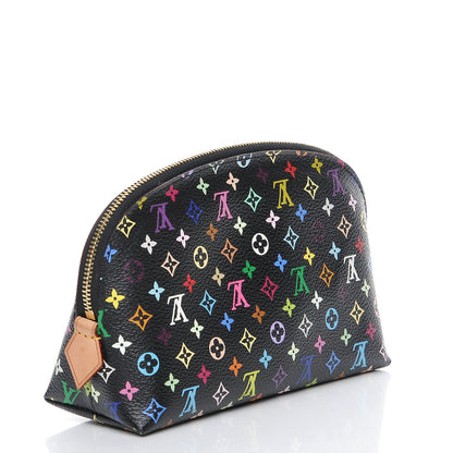 Louis Vuitton Monogram Multicolor Cosmetic Pouch Black Grenade 3 of 7