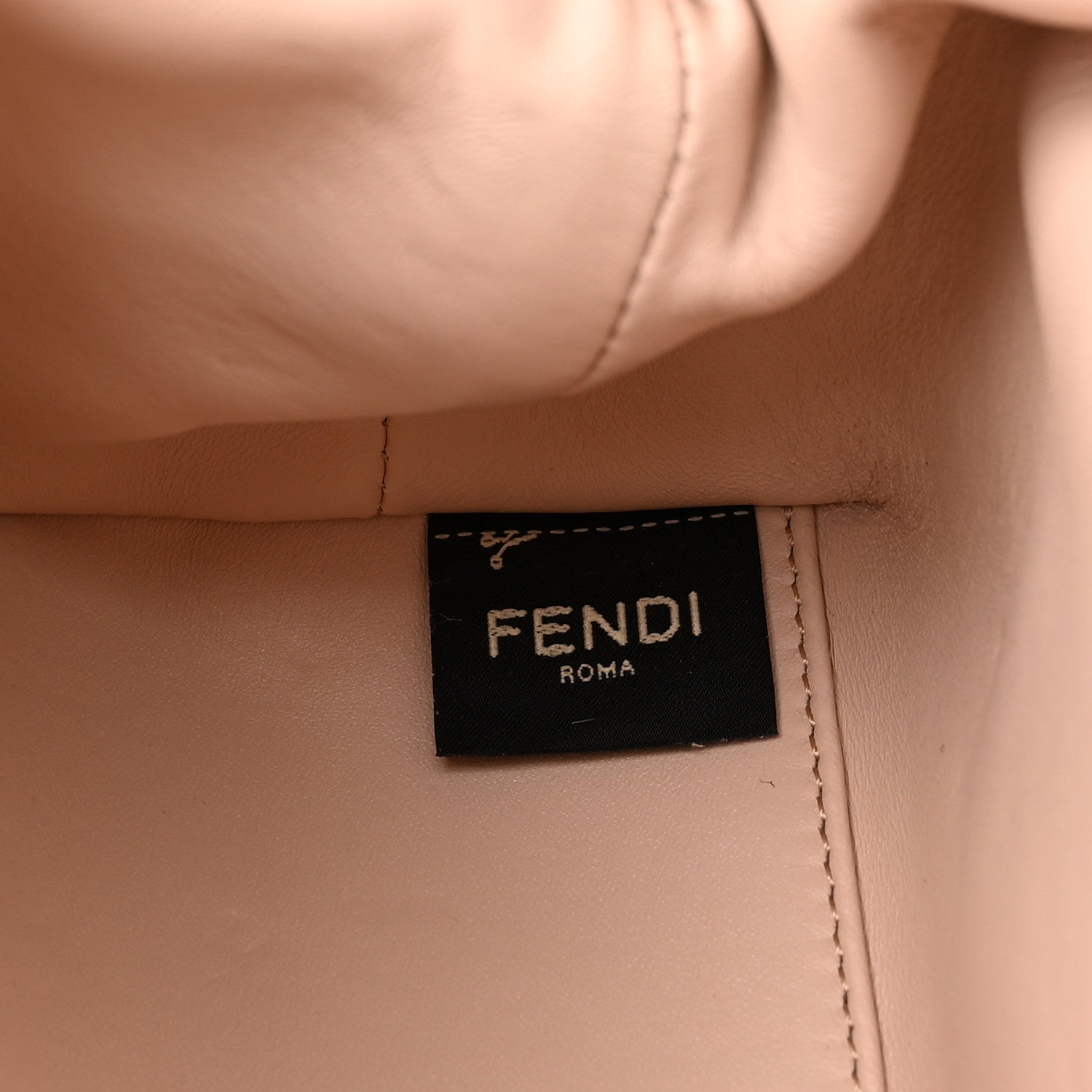 Fendi Mink Shiny Nappa Small Fendi First Rosa Plaster 6 of 11