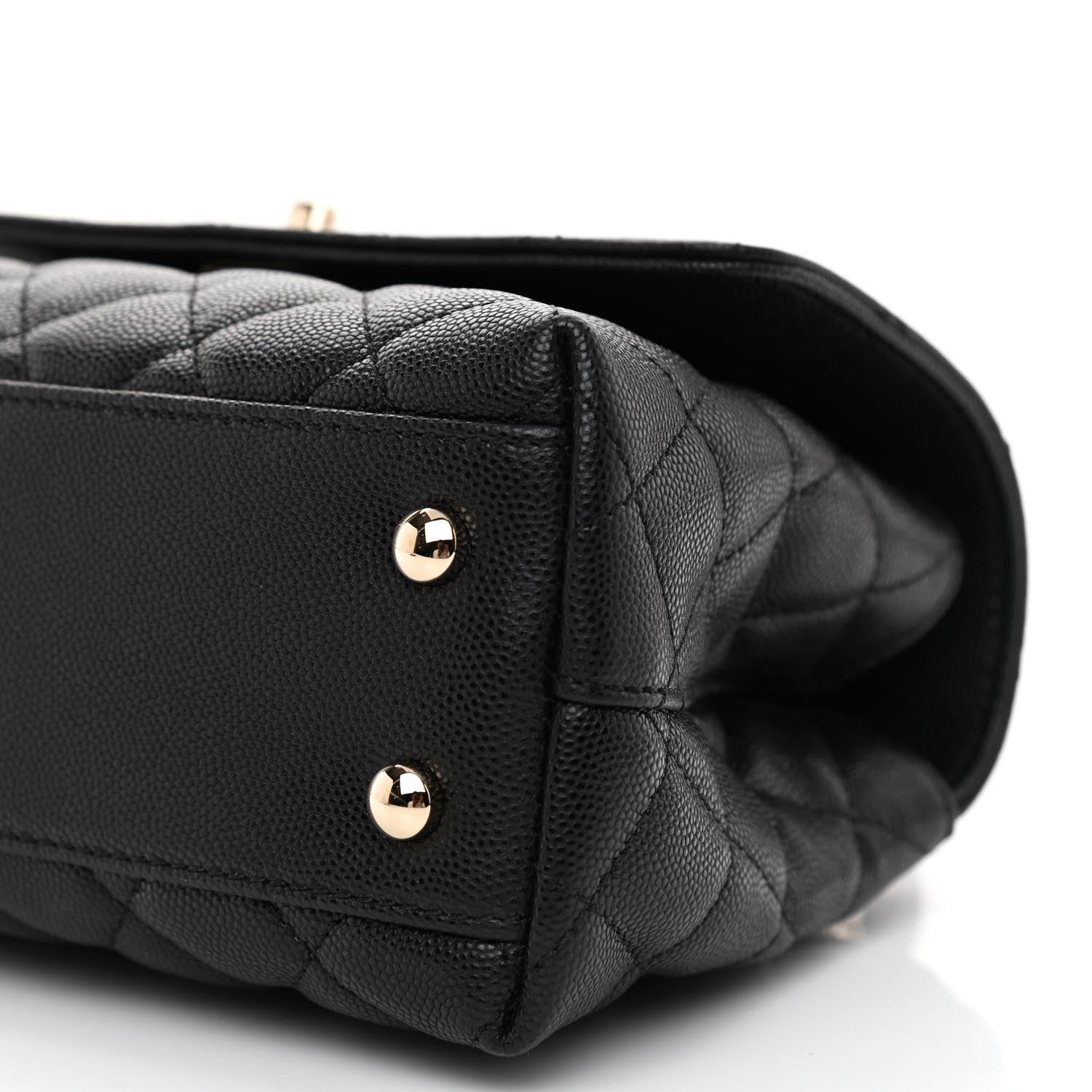 Chanel Caviar Quilted Mini Coco Handle Flap Black 10 of 11