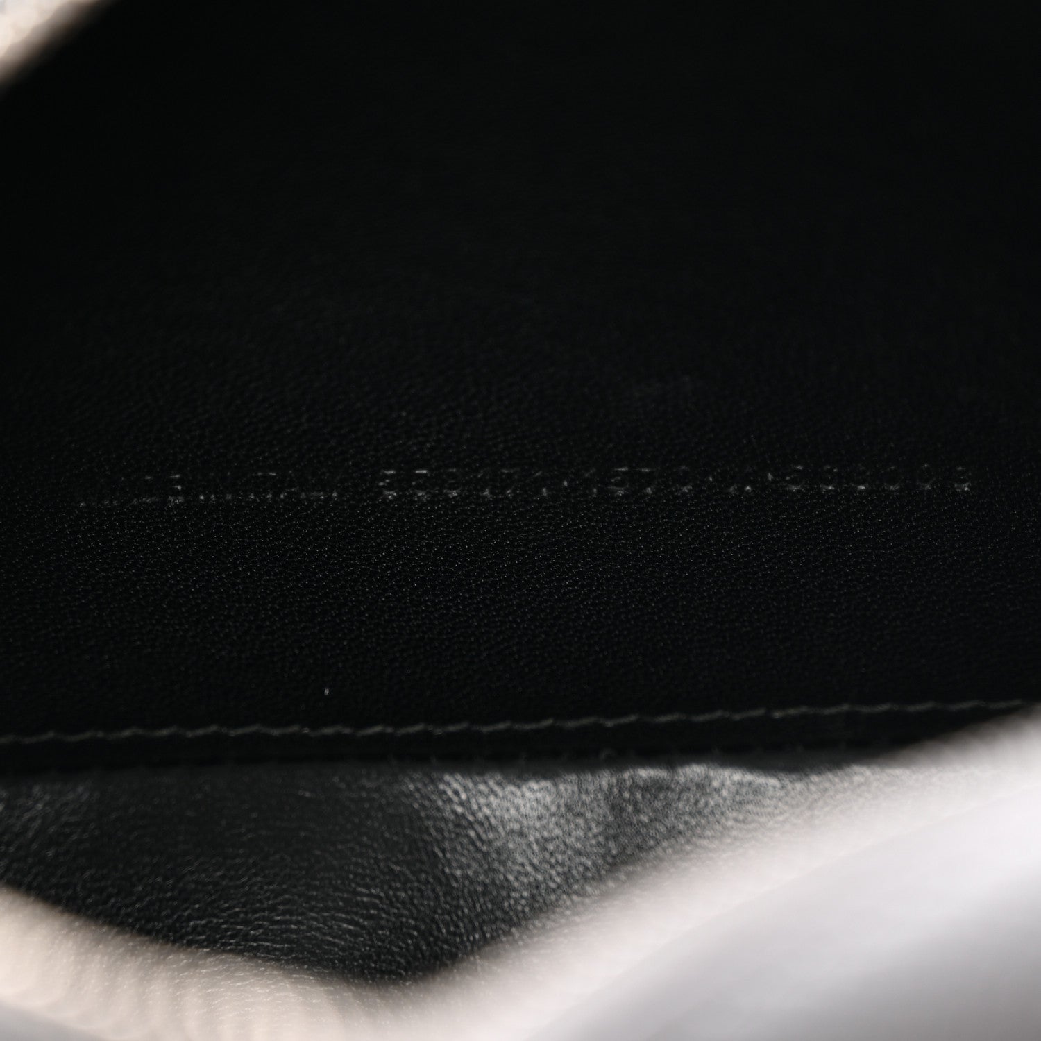 Balenciaga Grained Calfskin Logo XS Ville Camera Bag Gris Perle Fonce White 7 of 12