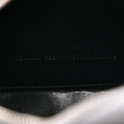 Balenciaga Grained Calfskin Logo XS Ville Camera Bag Gris Perle Fonce White 7 of 12