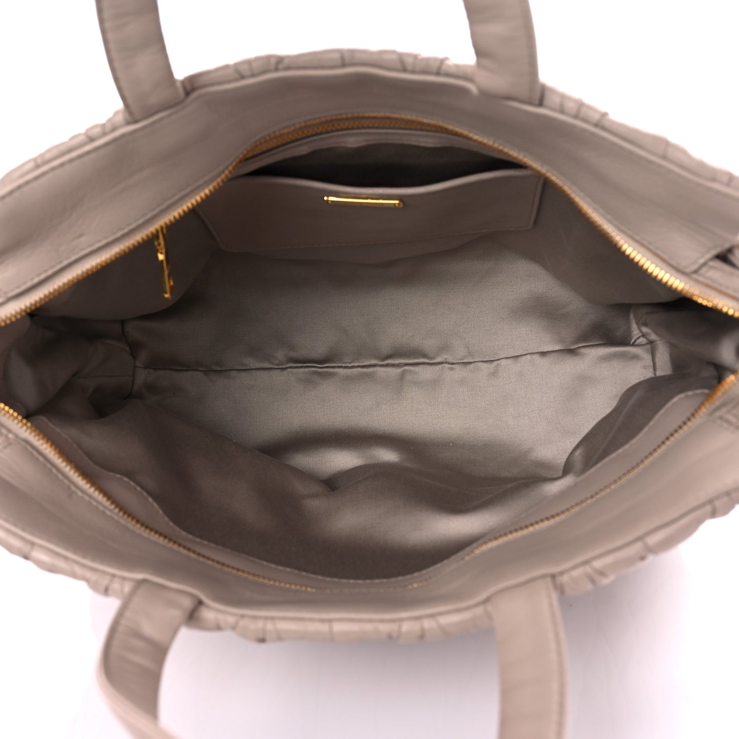 Nappa Matelasse Bauletto Top Handle Seta