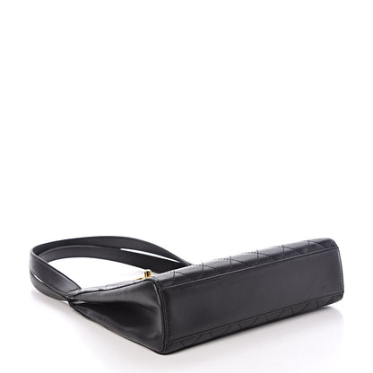 Chanel Lambskin Stitched Shoulder Bag Black 4 of 10