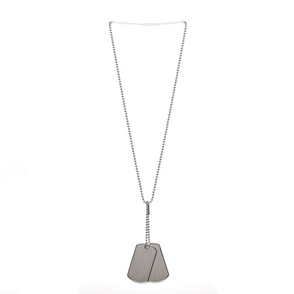 Gucci Sterling Silver Dog Tag Necklace 3 of 5