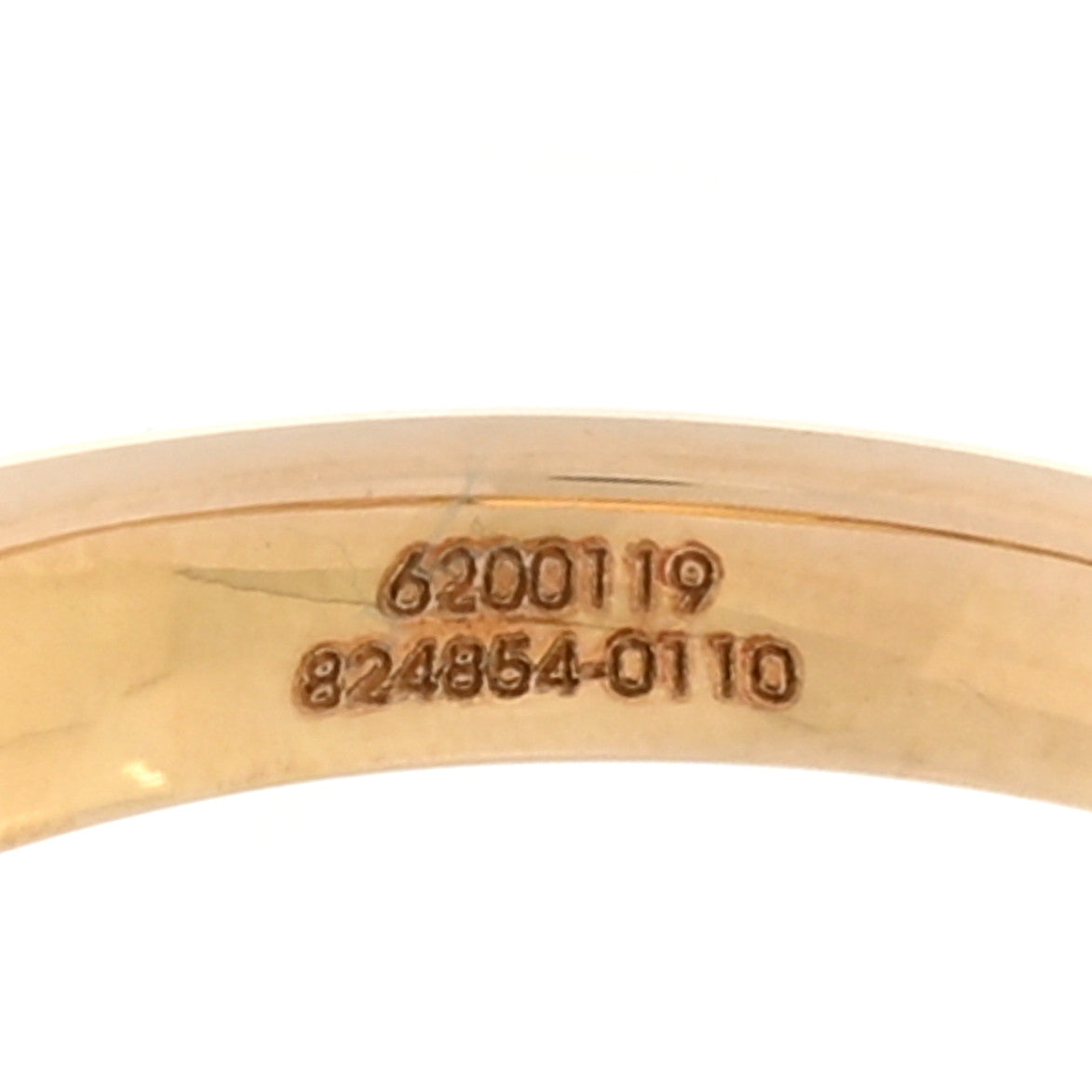 18K Yellow Gold Diamond Happy Heart Ring 53 6.25