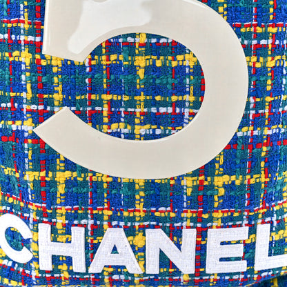 Chanel Tweed N°5 Tote White Multicolor 8 of 10