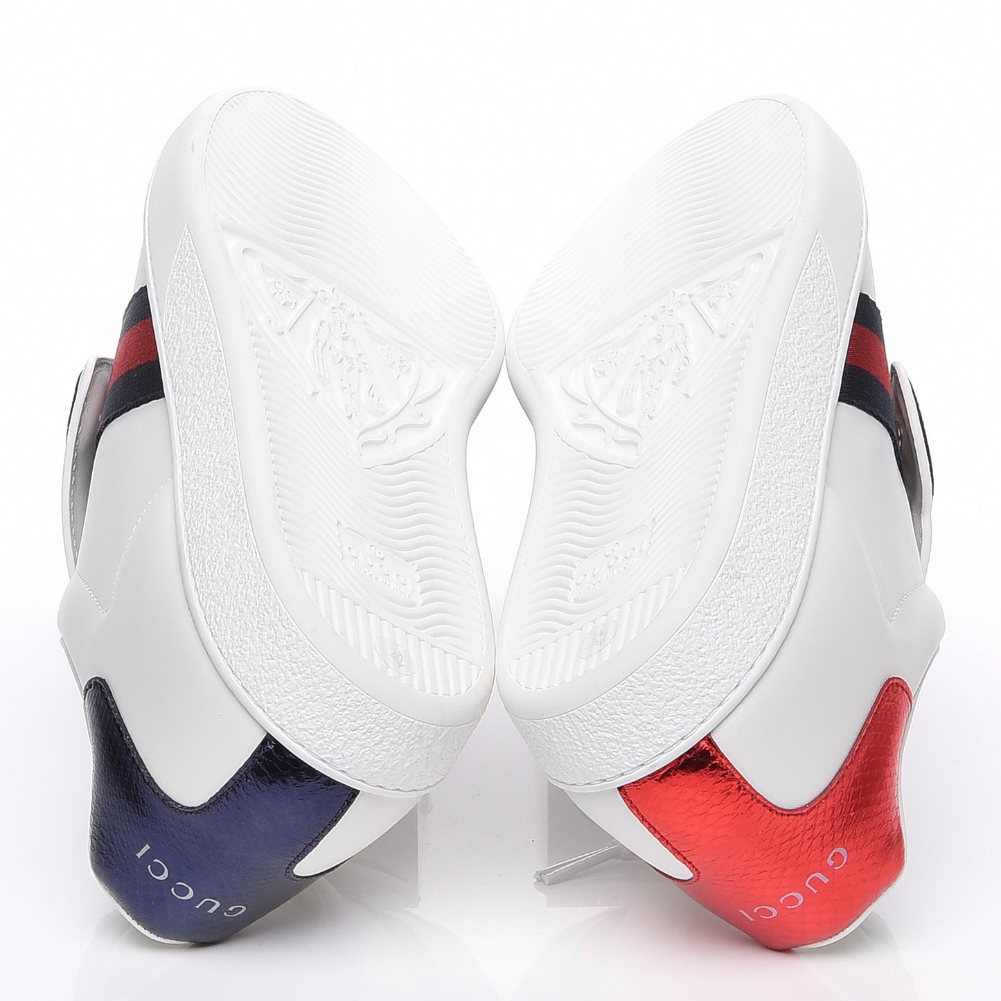 Calfskin Ayers Blind For Love Embroidered Womens Ace Sneakers 42 White