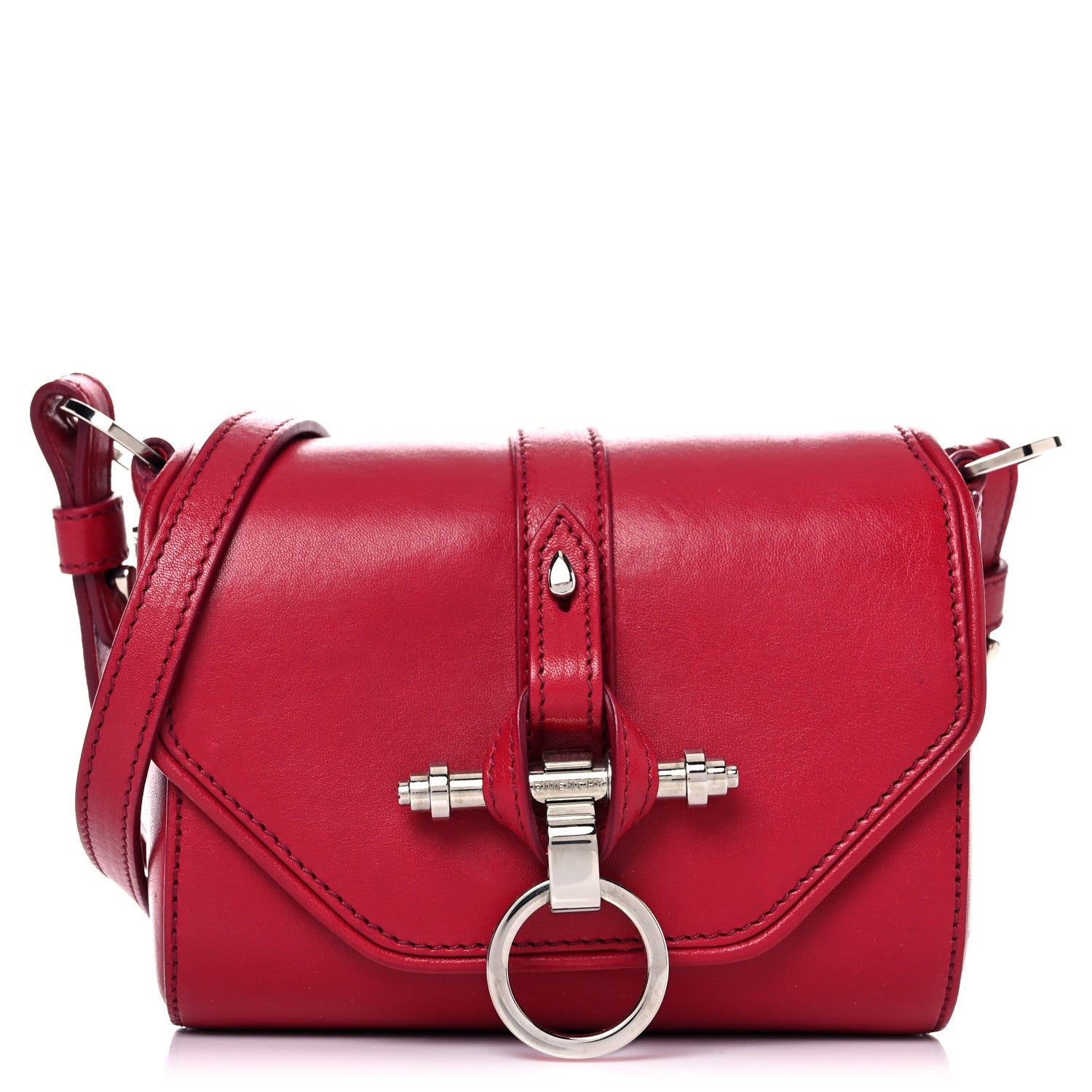 Givenchy Calfskin Small Obsedia Shoulder Bag Red 1 of 15