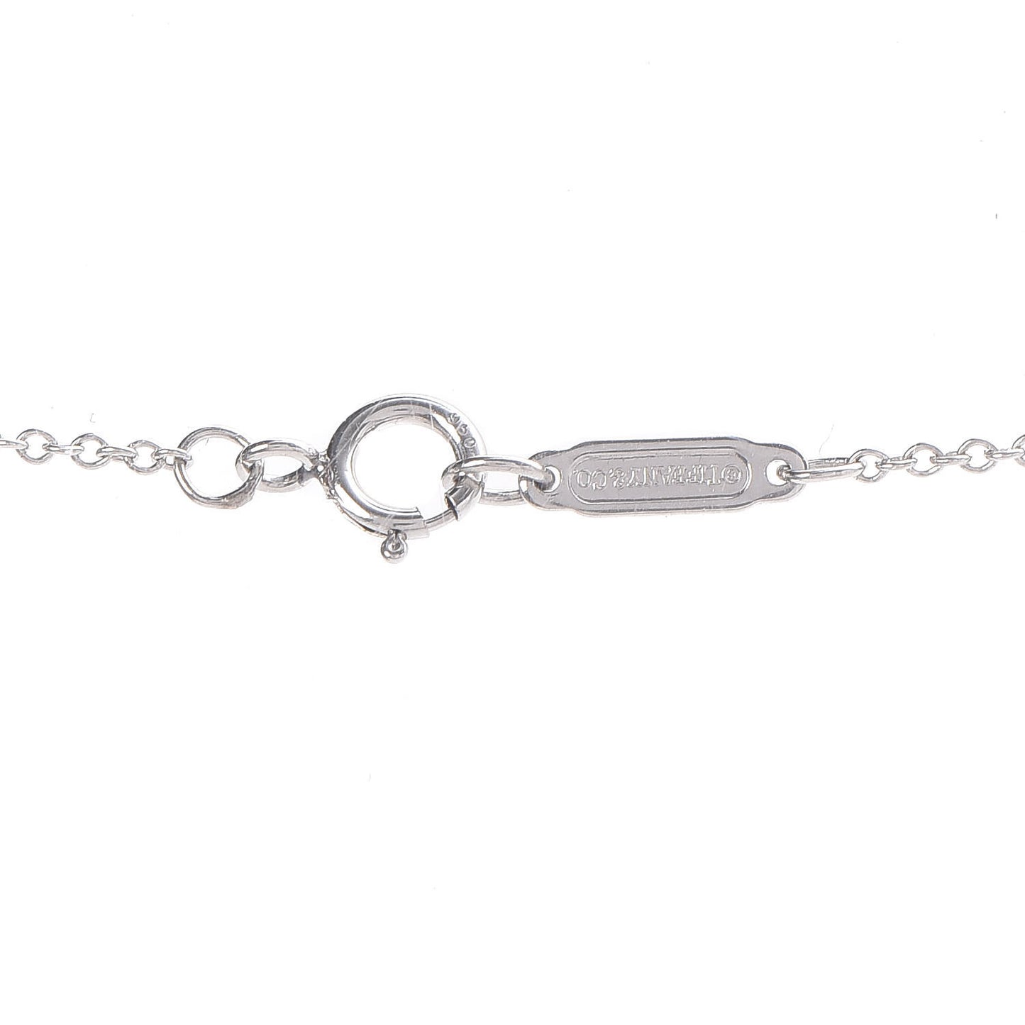 Platinum Diamond Small Heart Pendant Necklace
