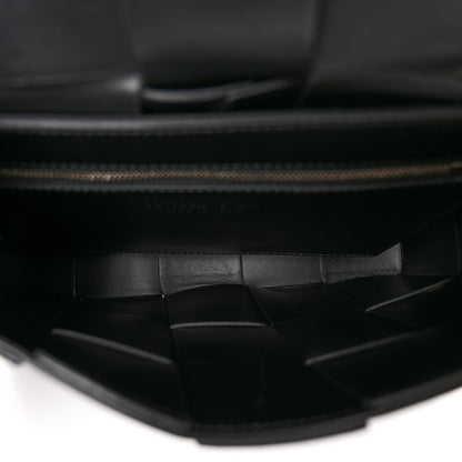 Bottega Veneta Lambskin Maxi Intrecciato Speed Cassette Crossbody Bag Black 5 of 9