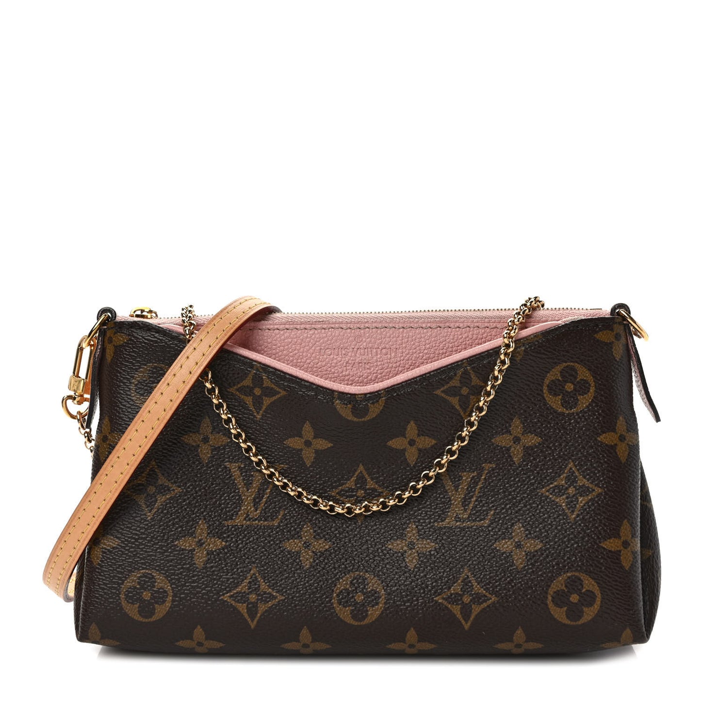 Monogram Pallas Clutch Rose Poudre