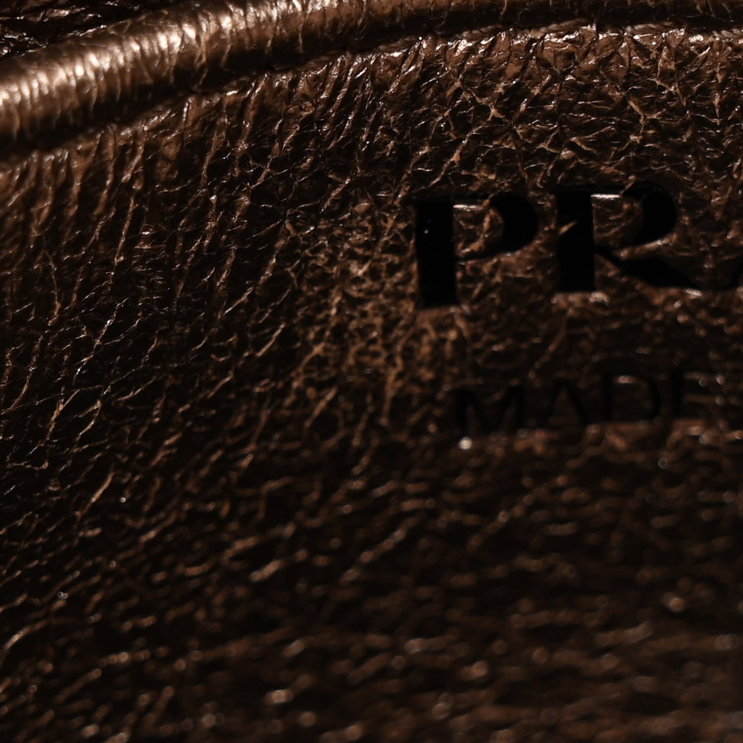 Prada Metallic Ayers Impunture Diagramme Crossbody Bag Quarzo Mordo 14 of 18