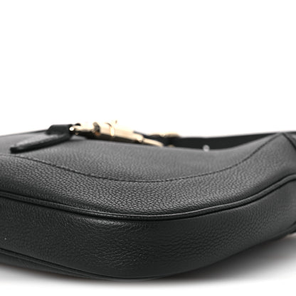Gucci Grained Calfskin Web Medium Jackie 1961 Hobo Black 9 of 11