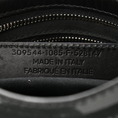 Balenciaga Smooth Calfskin Metallic Patent Giant 12 Silver Hardware Mini City Black Gris 7 of 10