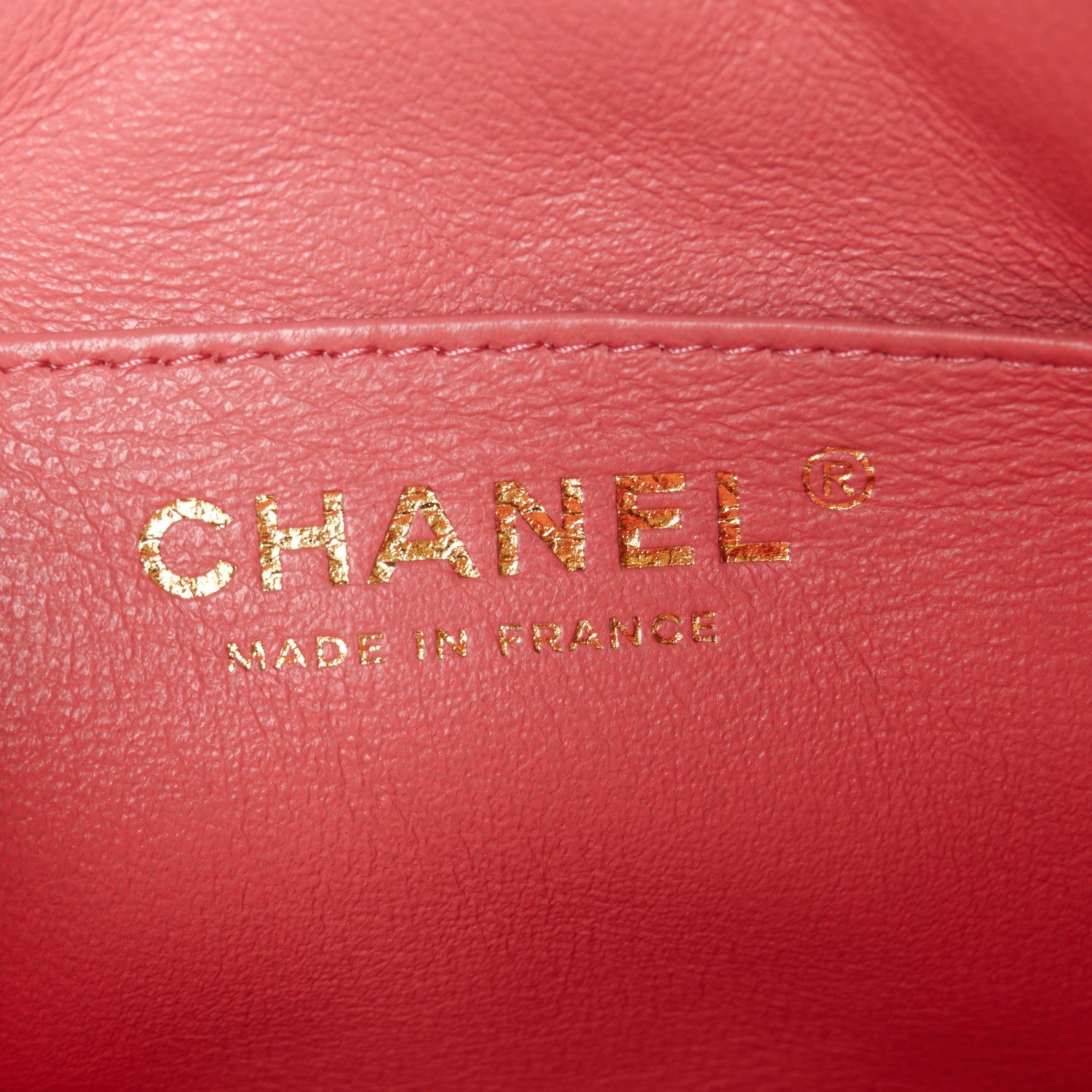 Chanel Iridescent Caviar Small Timeless Camera Case Coral 6 of 10