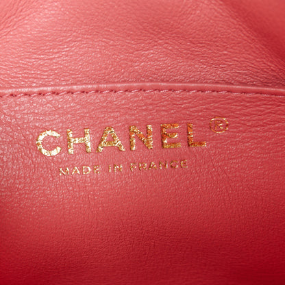 Chanel Iridescent Caviar Small Timeless Camera Case Coral 6 of 10