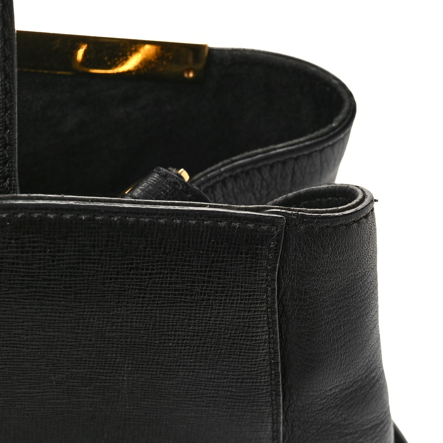 Fendi Vitello Elite Regular 2Jours Tote Black 11 of 13