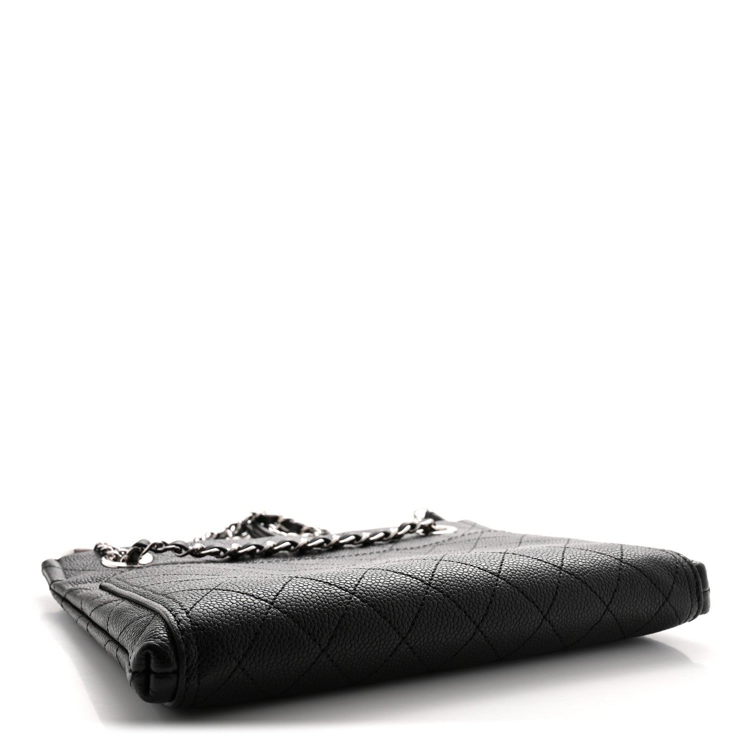 Chanel Caviar Stitched Small CC Pocket Shoulder Black 4 of 11