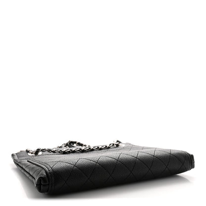 Chanel Caviar Stitched Small CC Pocket Shoulder Black 4 of 11