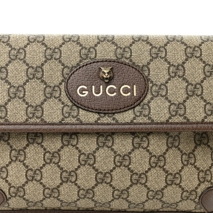 Gucci GG Supreme Monogram Neo Vintage Web Belt Bag Brown 8 of 10