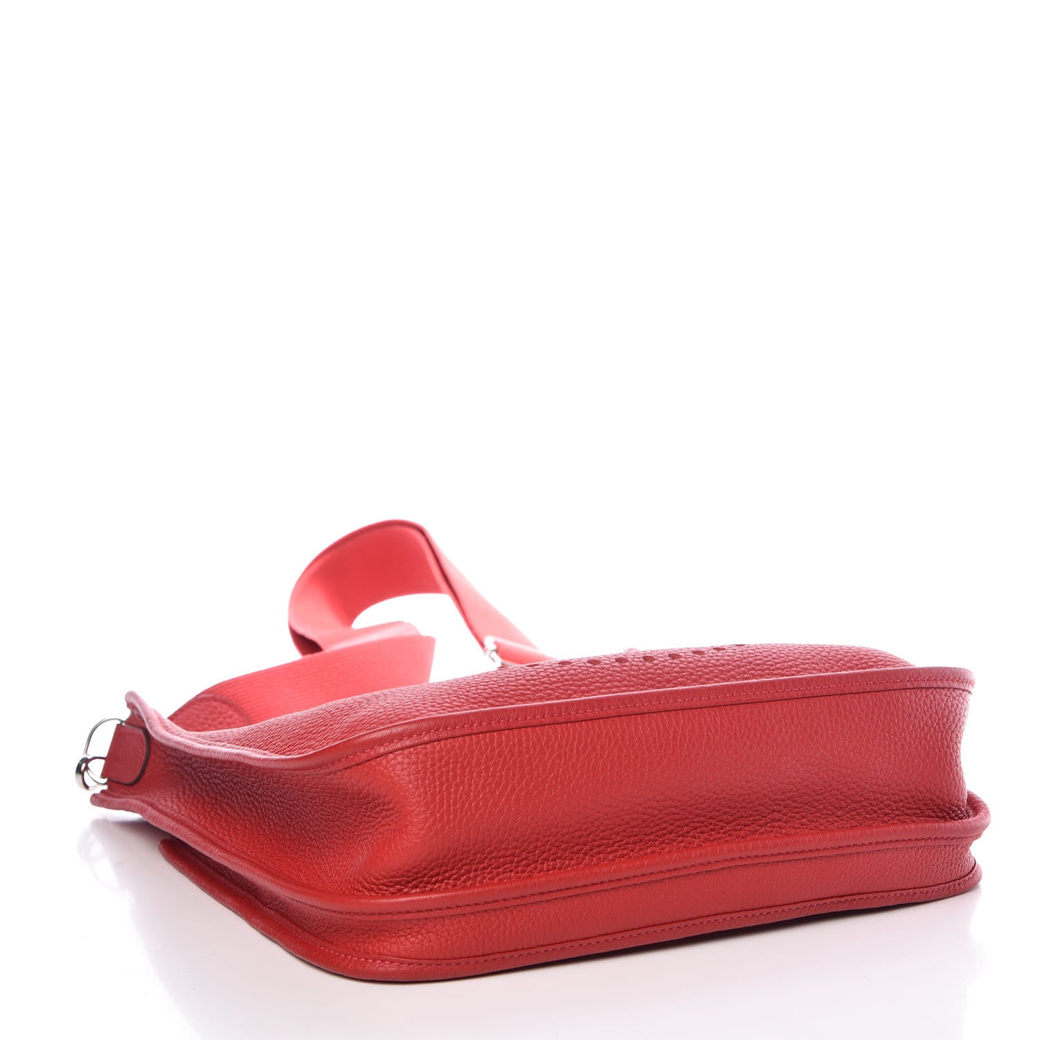 Hermes Taurillon Clemence Evelyne III PM Rouge Casaque 4 of 10