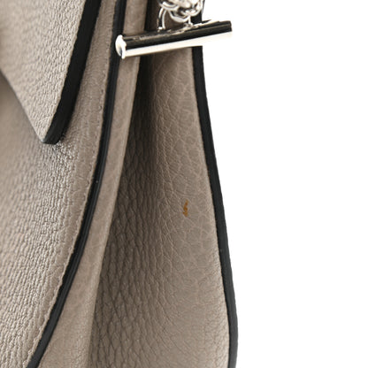 Chloe Grained Lambskin Drew Shoulder Bag Motty Grey 9 of 11
