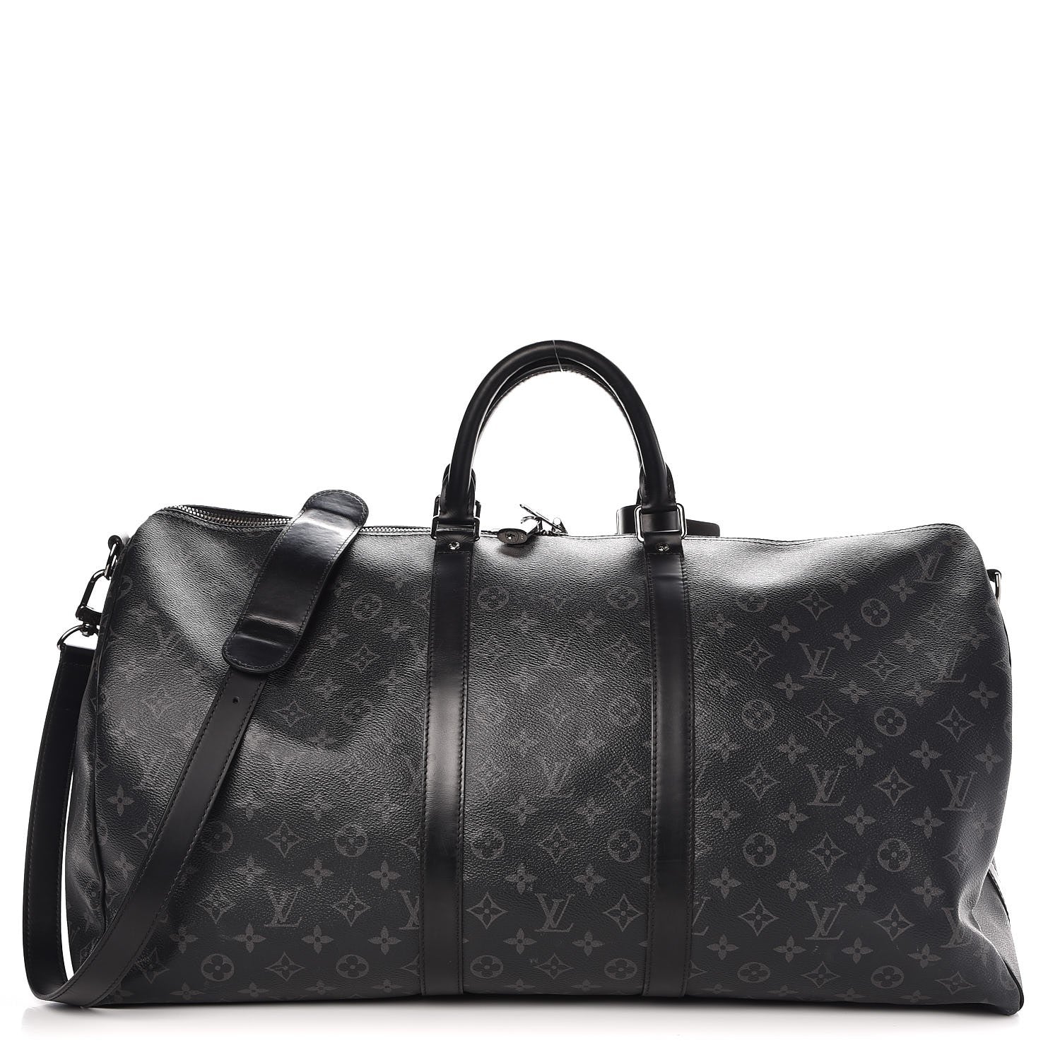 Louis Vuitton Monogram Eclipse Keepall Bandouliere 55 1 of 11