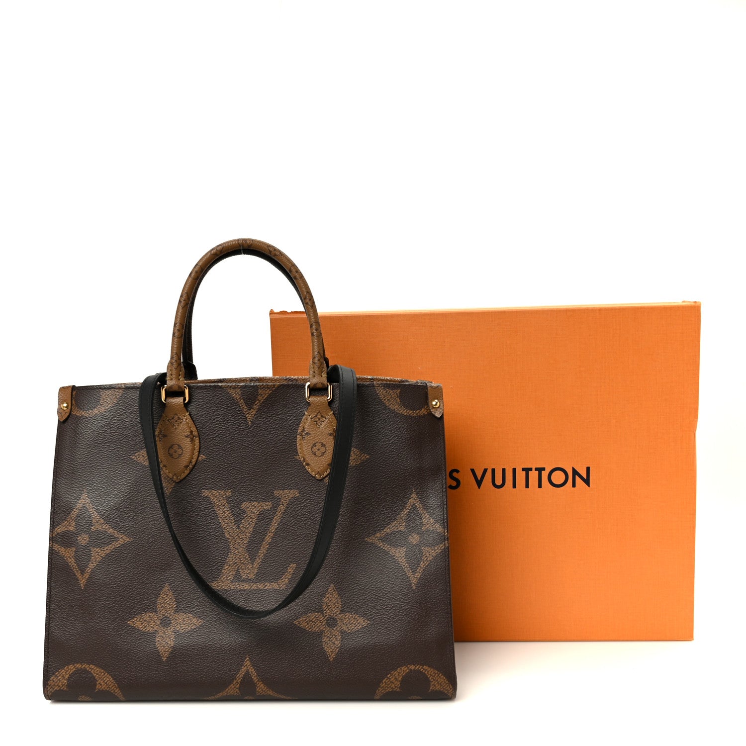 Louis Vuitton Reverse Monogram Giant Onthego MM 9 of 9