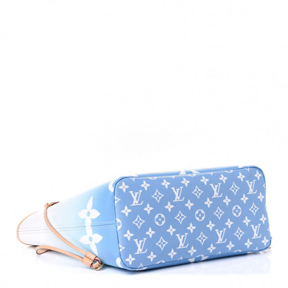Louis Vuitton Monogram Giant By The Pool Neverfull MM Blue 3 of 4