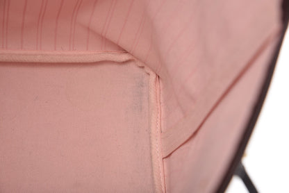 Louis Vuitton Damier Ebene Neo Neverfull MM Rose Ballerine 12 of 16