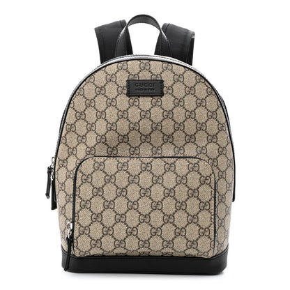 Gucci GG Supreme Monogram Small Eden Day Backpack Black 1 of 11