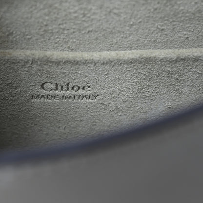Chloe Calfskin Suede Small Nile Bracelet Bag Motty Grey 6 of 14