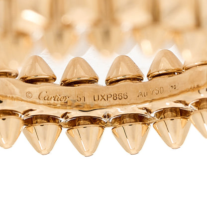 Cartier 18K Pink Gold SM Clash De Cartier Ring 51 5.75 4 of 5