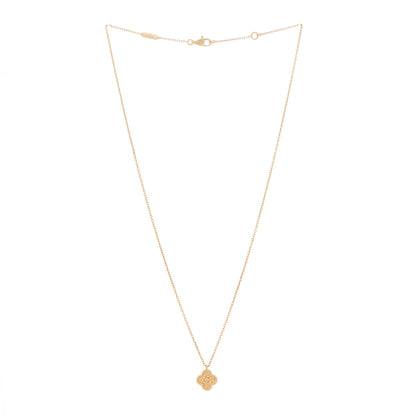 Van Cleef & Arpels 18K Rose Gold Sweet Alhambra Pendant Necklace 3 of 5