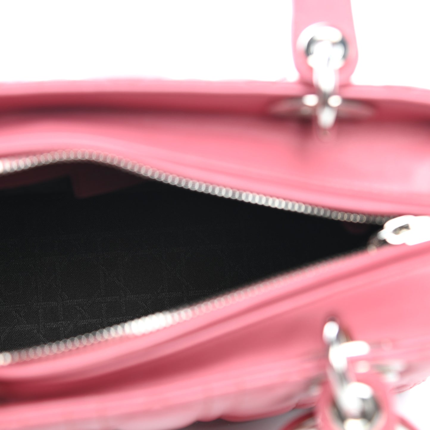 Lambskin Cannage Medium Lady Dior Pink