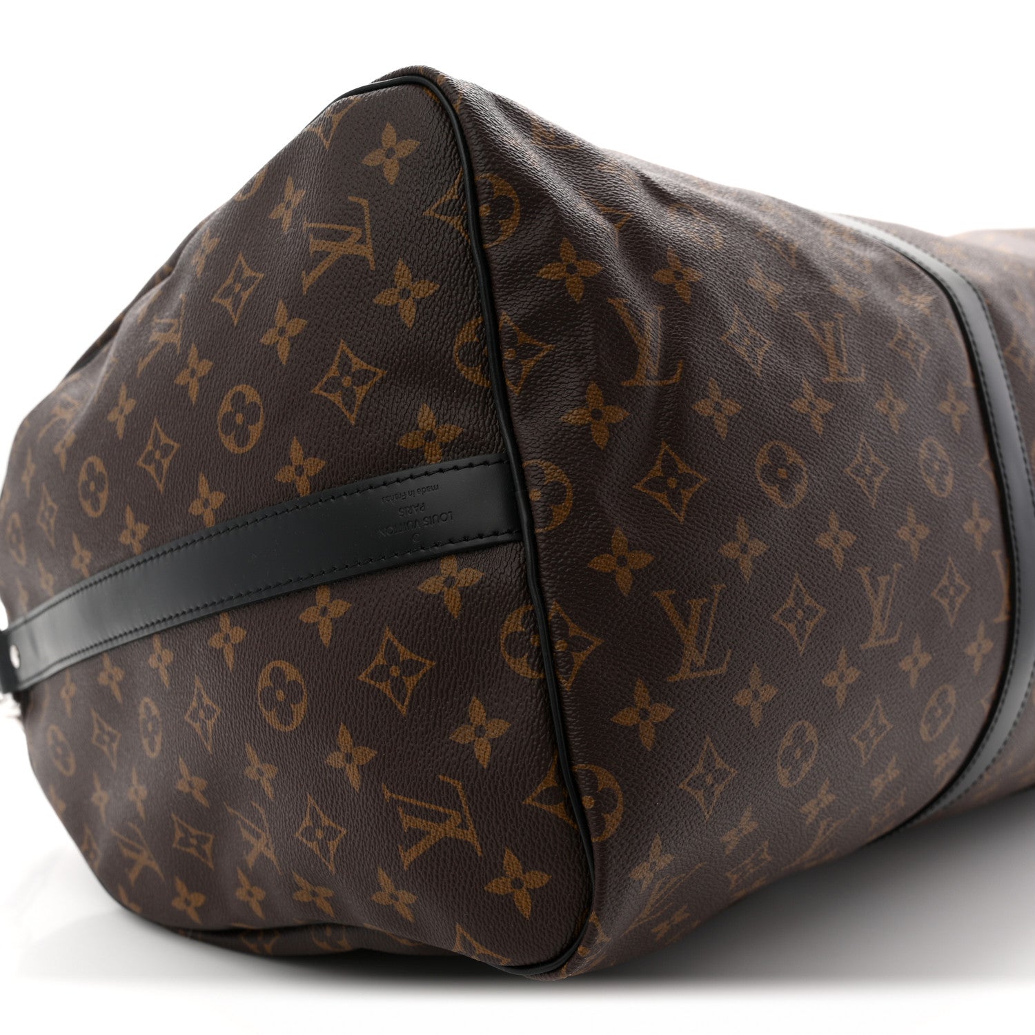 Louis Vuitton Monogram Macassar Keepall Bandouliere 55 7 of 11