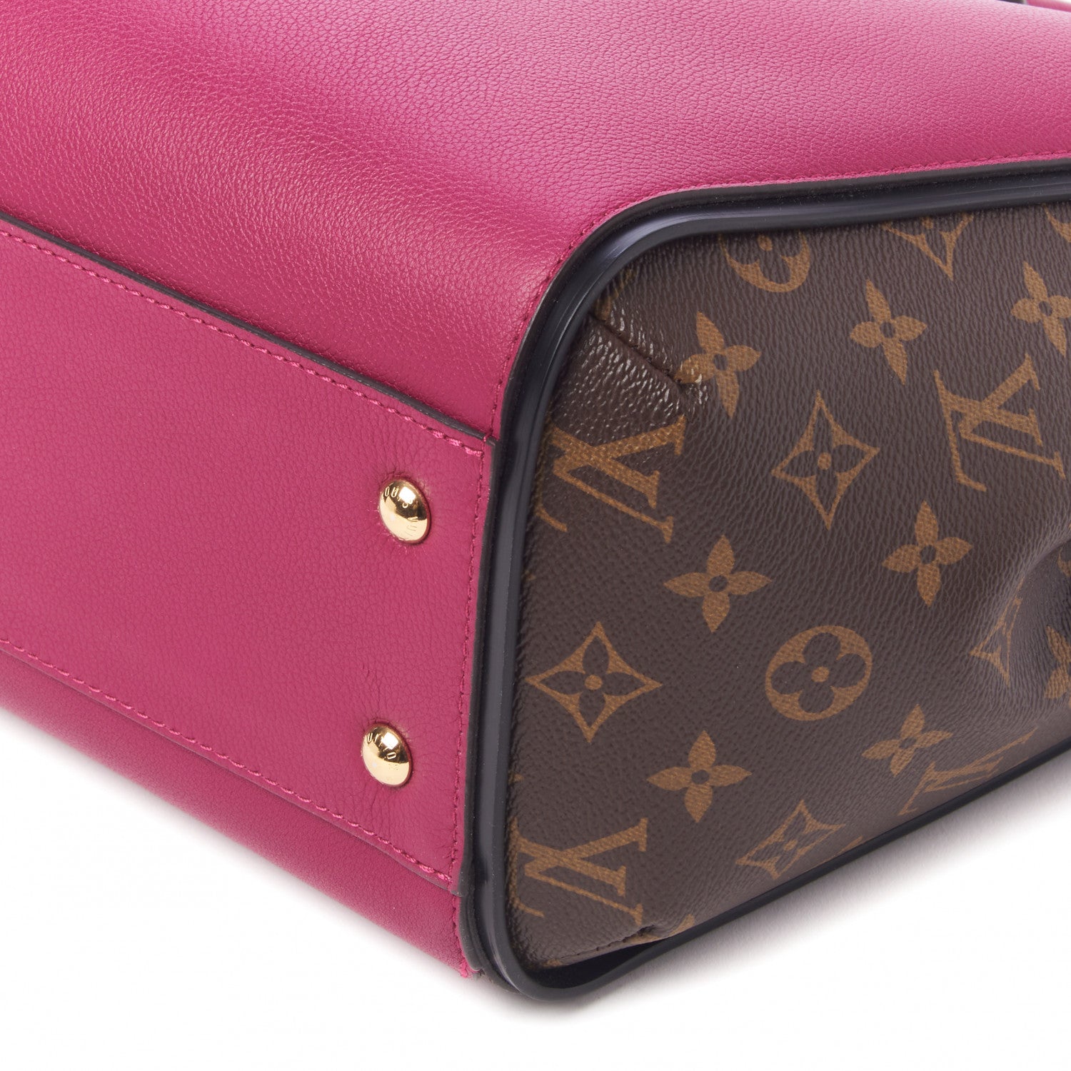 Louis Vuitton Calfskin Monogram Kimono Tote Grape 5 of 8