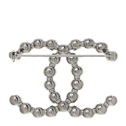 Chanel Pearl Crystal Bright Young Things CC Brooch Silver 3 of 5