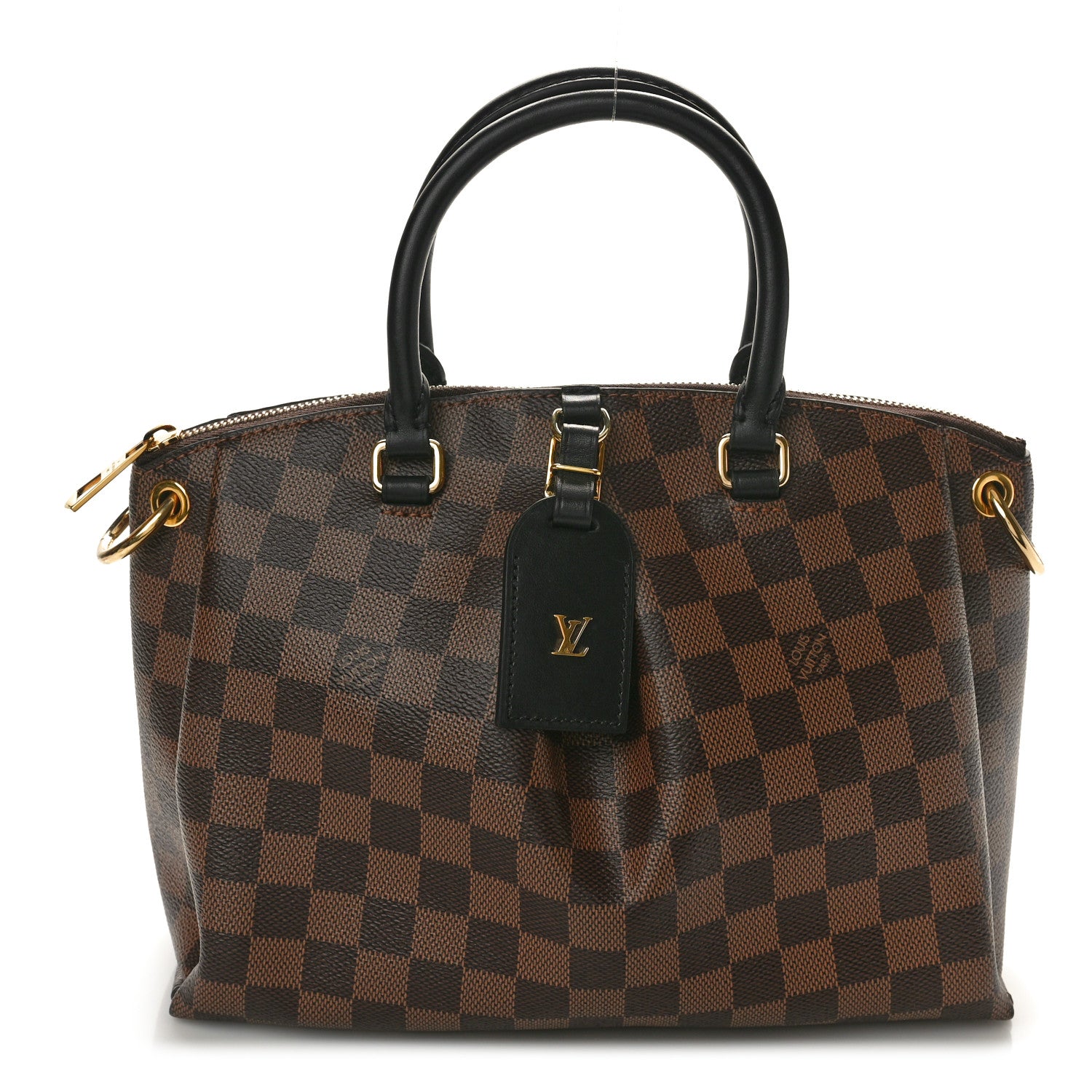 Louis Vuitton Damier Ebene Odeon Tote PM Black 1 of 9