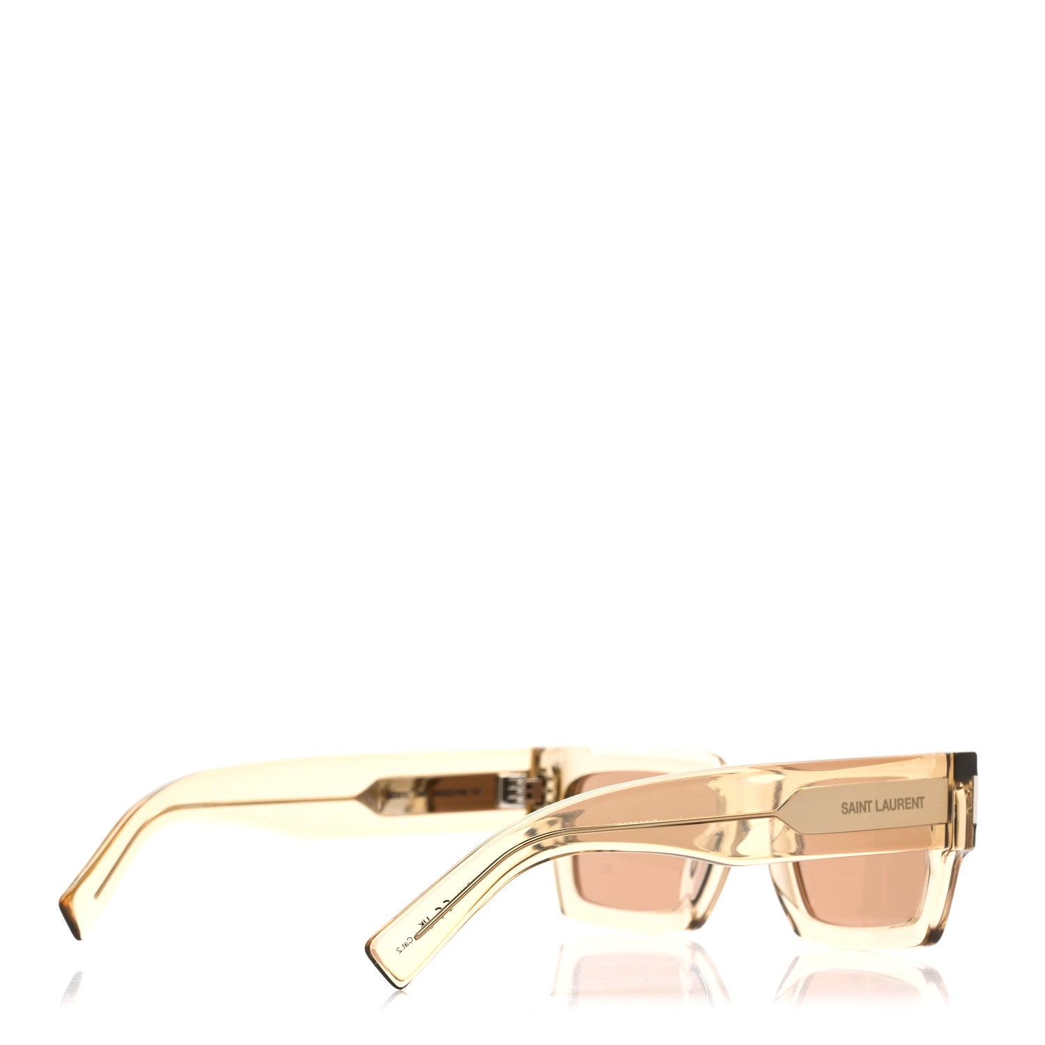 Saint Laurent Acetate SL 572 Sunglasses Gold 4 of 7