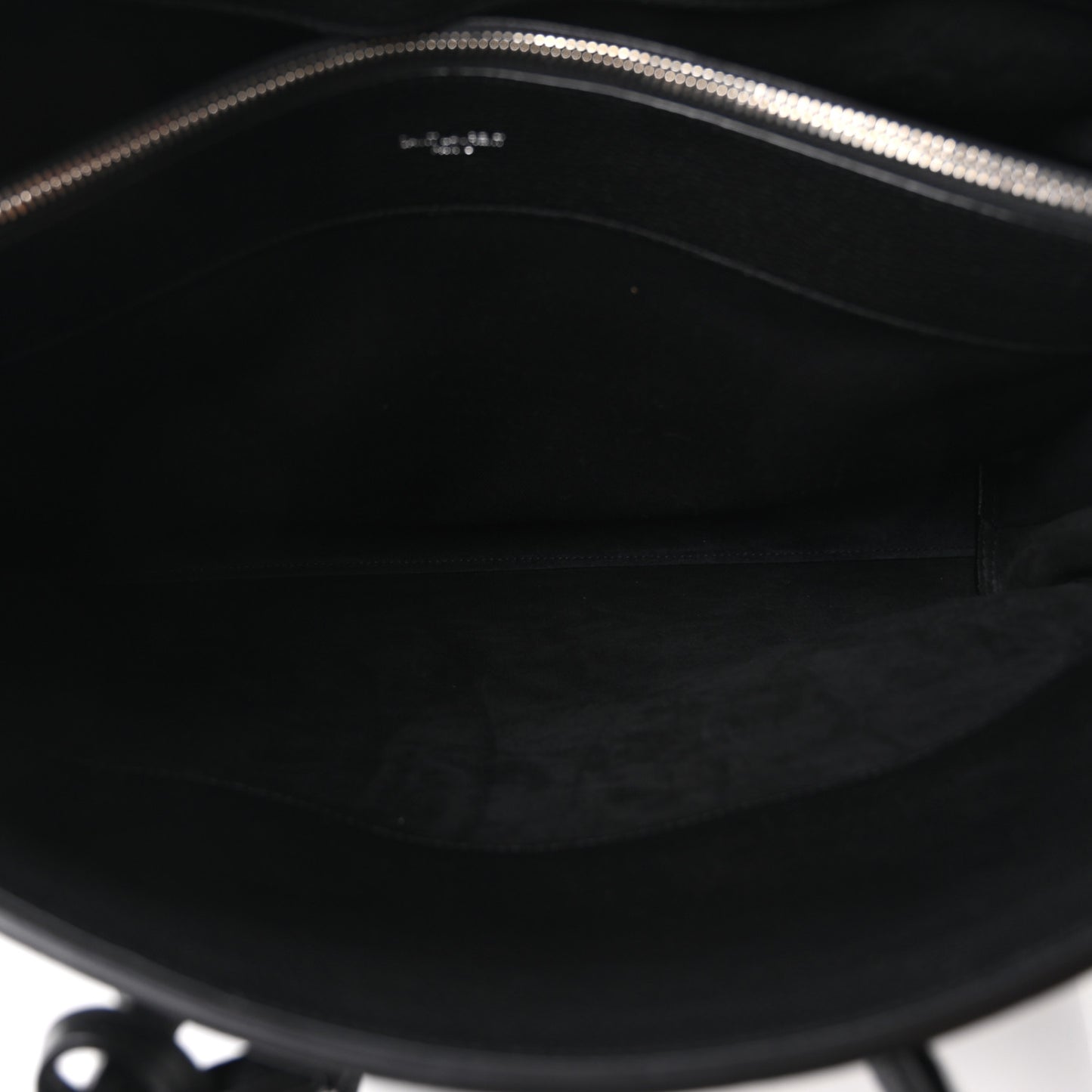 Grained Calfskin Large Souple Sac De Jour Black